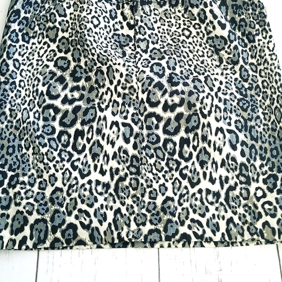 $100 OFF J. Crew Metallic Leopard Print Dress - Picture 5 of 8
